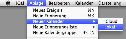 Neuer Kalender